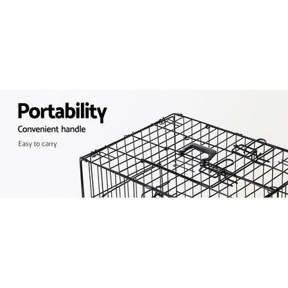 i.Pet 42" Dog Cage Crate Large Kennel 3 Doors - view 4
