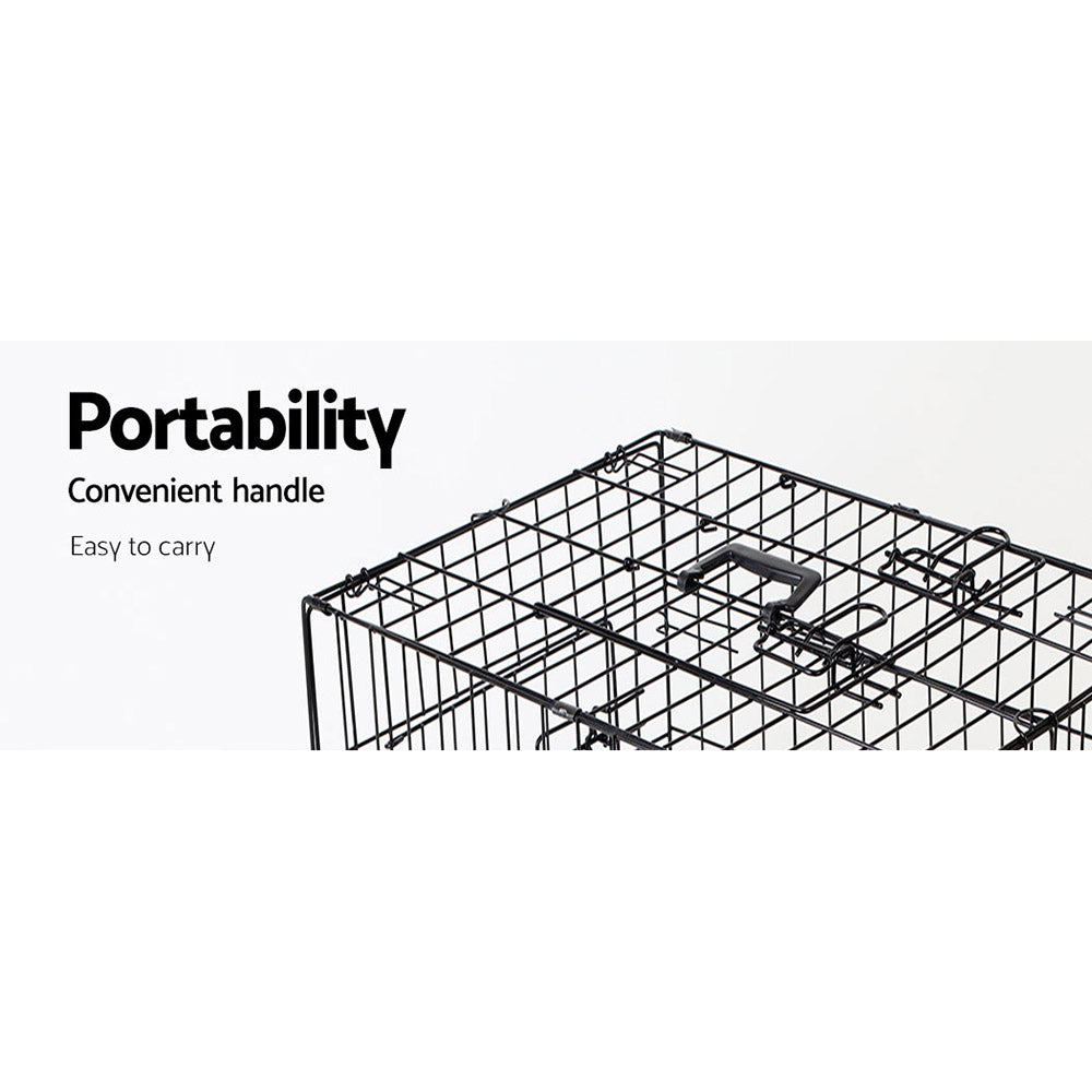 i.Pet 48" Dog Cage Crate Large Kennel 3 Doors - view 4