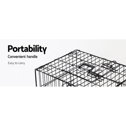 i.Pet 48" Dog Cage Crate Large Kennel 3 Doors - view 4