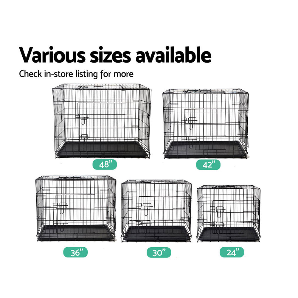 i.Pet 48" Dog Cage Crate Large Kennel 3 Doors - view 6