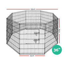 i.Pet 36" 8 Panel Dog Playpen Pet Fence Exercise Cage Enclosure Play Pen - view 2
