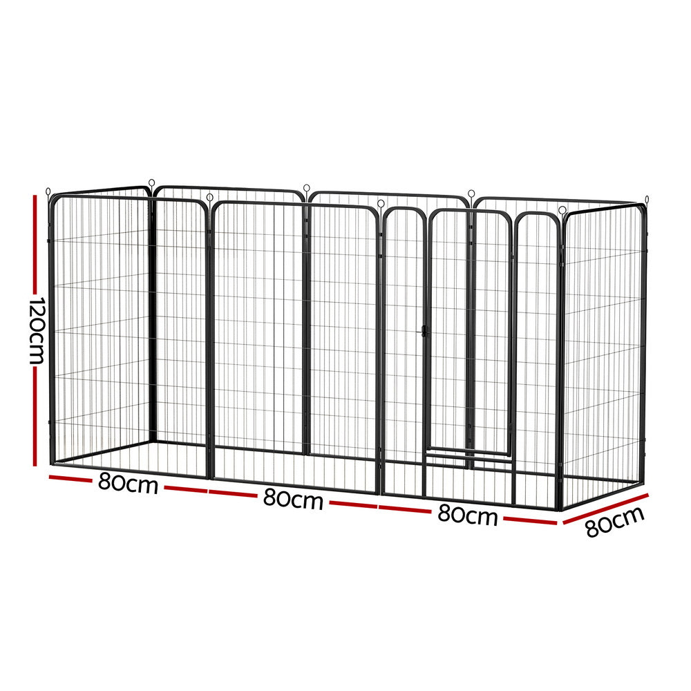 i.Pet Pet Dog Playpen 48" Enclosure 8 Panel Cage Kennel Puppy Fence Play Pen - view 2