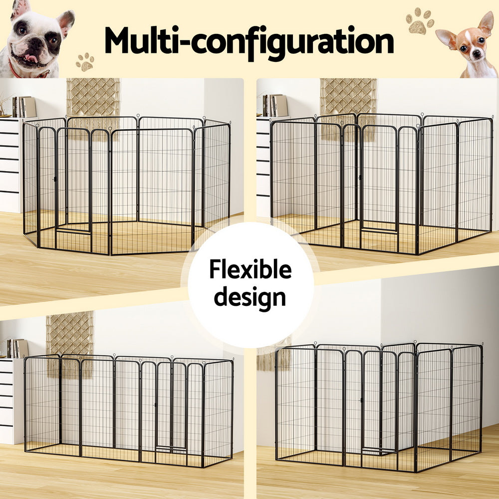 i.Pet Pet Dog Playpen 48" Enclosure 8 Panel Cage Kennel Puppy Fence Play Pen - view 4