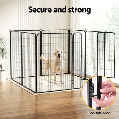 i.Pet Pet Dog Playpen 48" Enclosure 8 Panel Cage Kennel Puppy Fence Play Pen - view 5