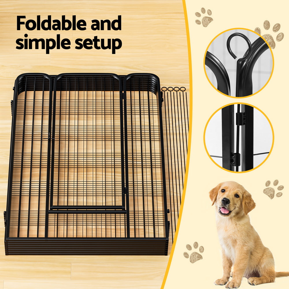 i.Pet Pet Dog Playpen 48" Enclosure 8 Panel Cage Kennel Puppy Fence Play Pen - view 6