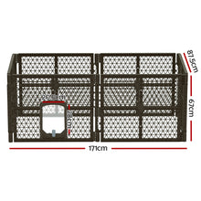 i.Pet Dog Playpen Enclosure 6 Panel Pet Fence Plastic Play Pen - view 2