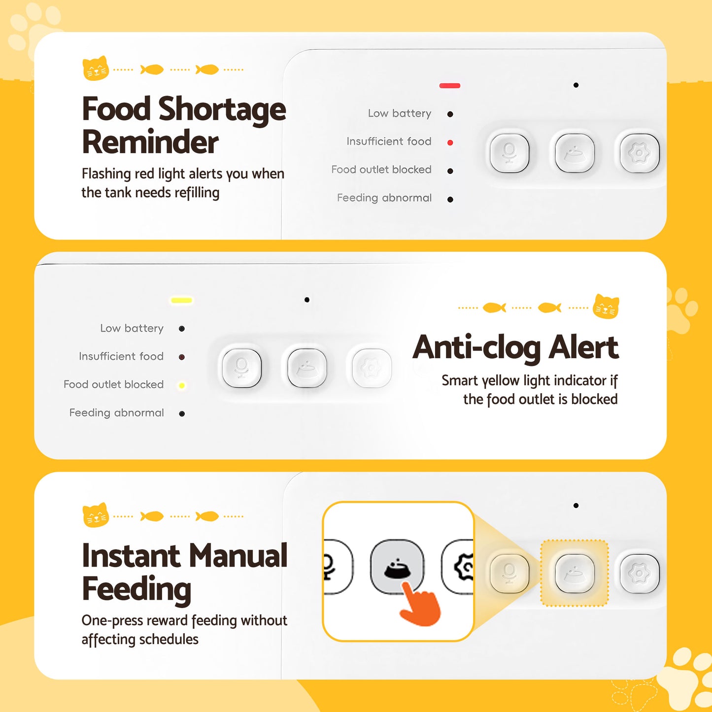 i.Pet Automatic Pet Feeder Water Dispenser 2-in-1 Smart WiFi Dog Cat Food 4L - view 10