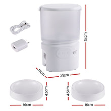 i.Pet 5L Automatic Pet Feeder Dual Bowl Smart Dispenser APP Control Cats Dogs - view 2