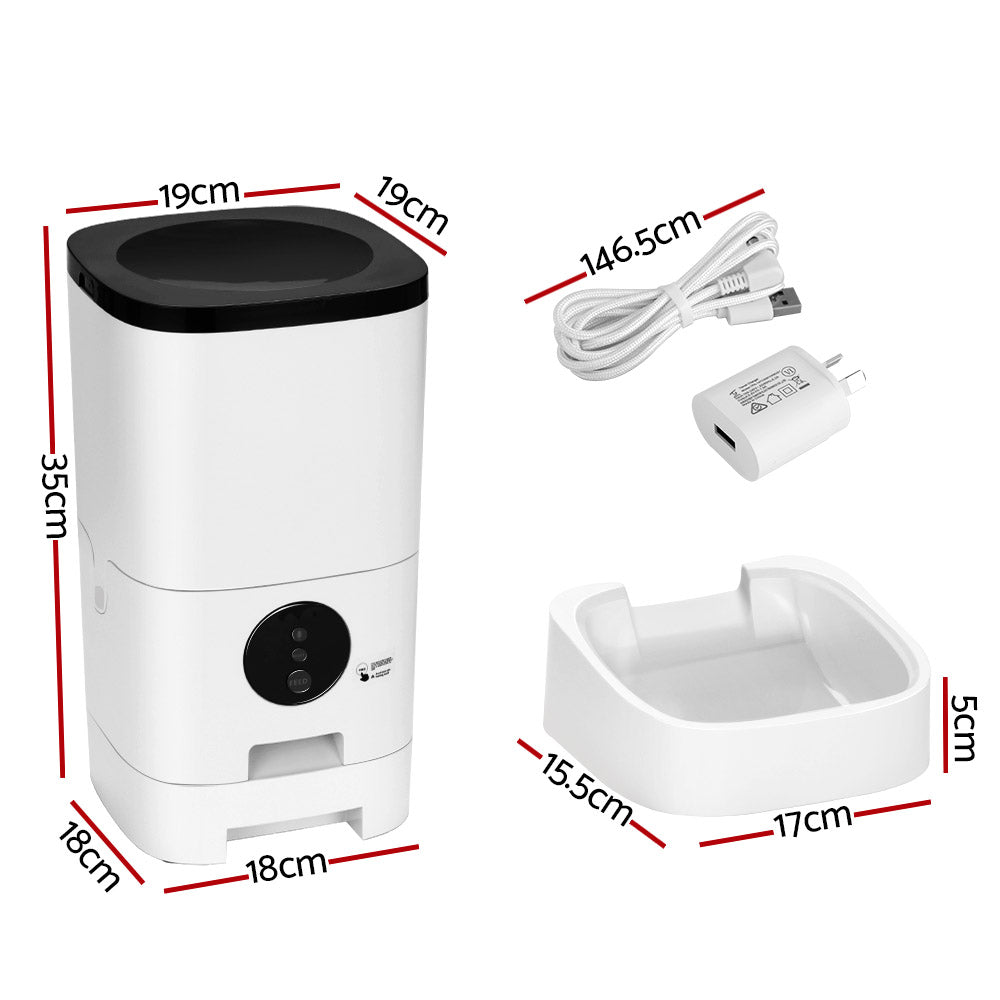 i.Pet Automatic Pet Feeder 6L Wifi Auto Dog Cat Smart Food Dispenser Timer - view 2