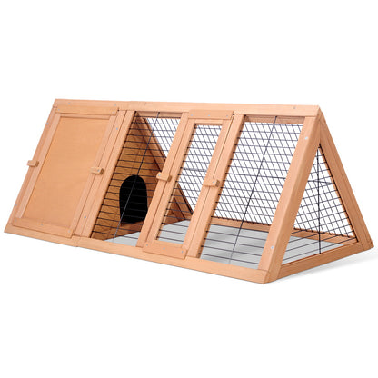i.Pet Rabbit Hutch Chicken Coop 119cm x 51cm x 44cm Chicken Coop Large Run Wooden Cage Outdoor - view 3