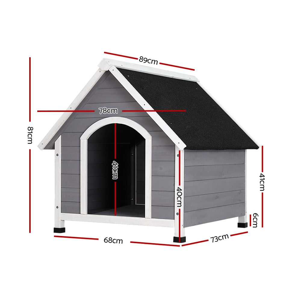 i.Pet Dog Kennel Wooden Large Outdoor House Indoor Puppy Pet Cabin Weatherproof - view 2