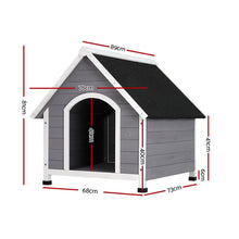 i.Pet Dog Kennel Wooden Large Outdoor House Indoor Puppy Pet Cabin Weatherproof - view 2