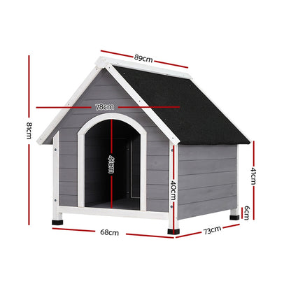 i.Pet Dog Kennel Wooden Large Outdoor House Indoor Puppy Pet Cabin Weatherproof - view 2