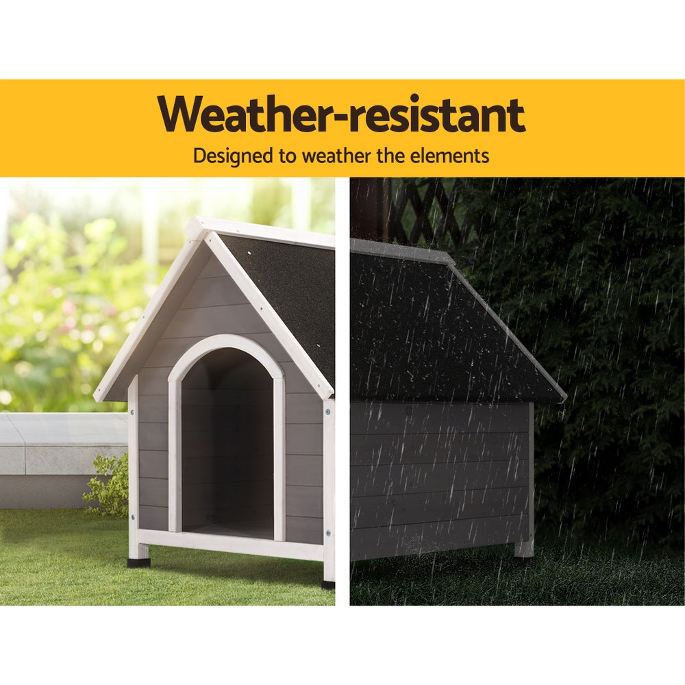 i.Pet Dog Kennel Wooden Large Outdoor House Indoor Puppy Pet Cabin Weatherproof - view 5