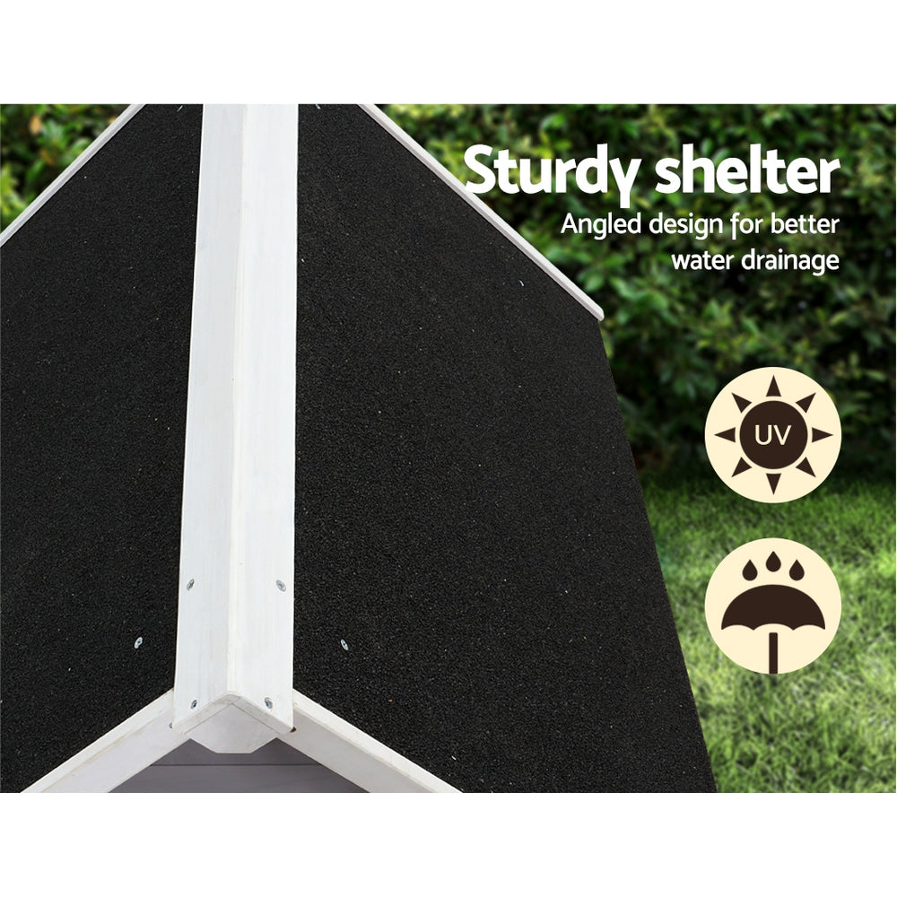 i.Pet Dog Kennel Wooden Large Outdoor House Indoor Puppy Pet Cabin Weatherproof - view 7