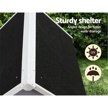 i.Pet Dog Kennel Wooden Large Outdoor House Indoor Puppy Pet Cabin Weatherproof - view 7