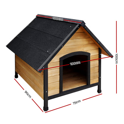 i.Pet Dog Kennel Extra Large Wooden Outdoor House Pet Puppy House XL Crate Cabin Waterproof - view 2