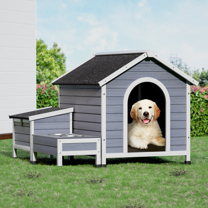 i.Pet Dog Kennel House Large Wooden Outdoor Pet Kennels Indoor Puppy Cabin - view 7