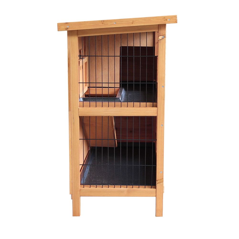 i.Pet Rabbit Hutch Chicken Coop 91.5cm x 45cm x 82cm Chicken Coop Large Wooden House Run Cage - view 4