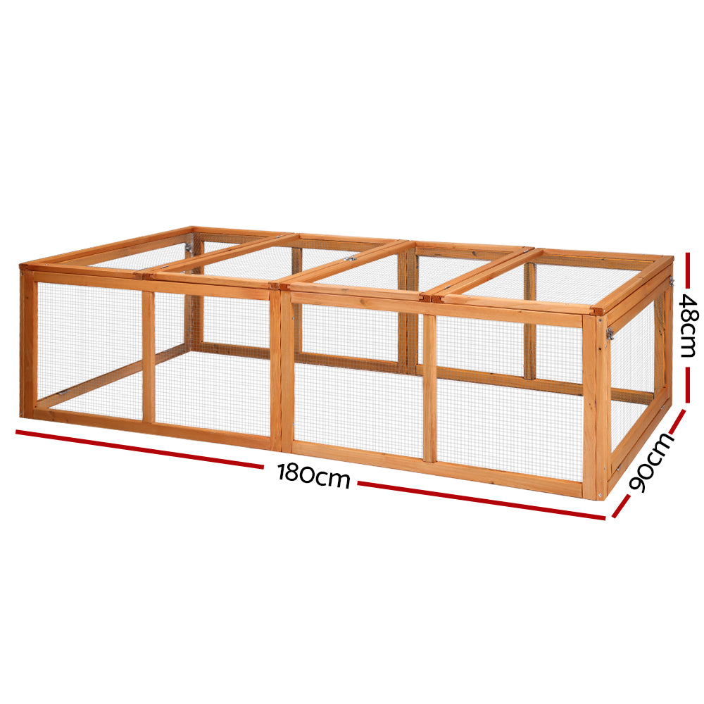 i.Pet Chicken Coop Rabbit Hutch 180cm Extra Large Wooden Chicken House Run XL Hen Cage - view 2