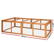 i.Pet Chicken Coop Rabbit Hutch 180cm Extra Large Wooden Chicken House Run XL Hen Cage - view 2
