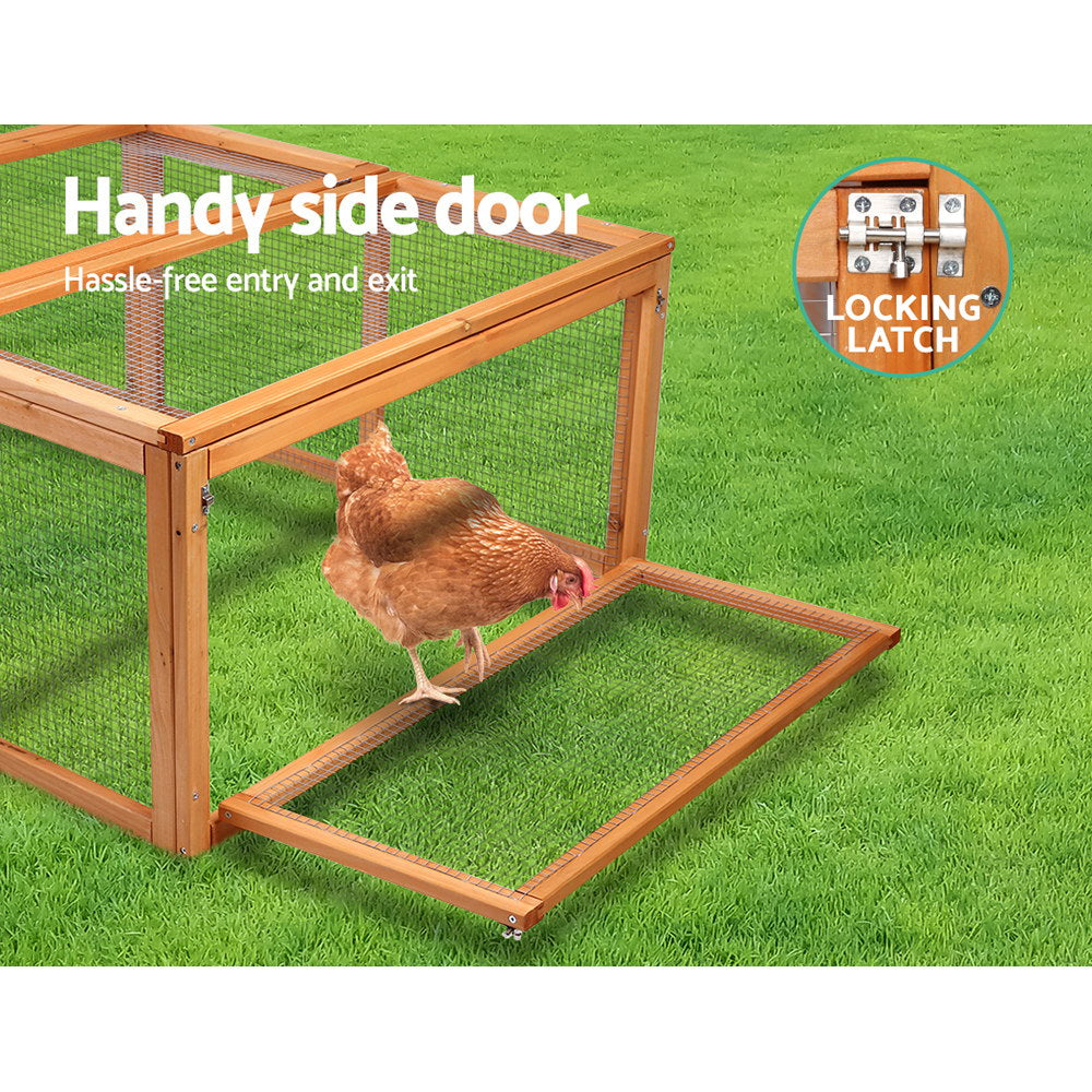 i.Pet Chicken Coop Rabbit Hutch 180cm Extra Large Wooden Chicken House Run XL Hen Cage - view 6