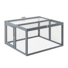 i.Pet Chicken Coop Large Portable Wooden Rabbit Run Cage Hutch Outdoor Folding Hen House 110cm