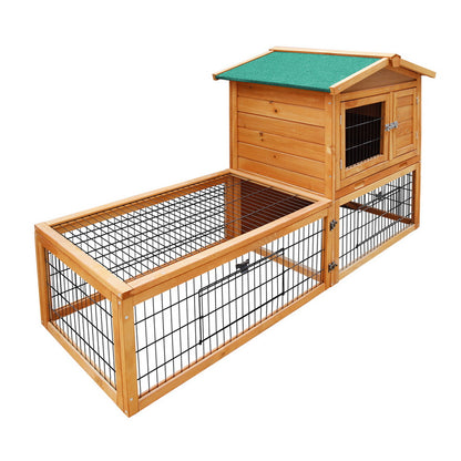 i.Pet Chicken Coop Rabbit Hutch 155cm x 49cm x 90cm Large Chicken Coop Wooden Run Cage House Outdoor - view 8