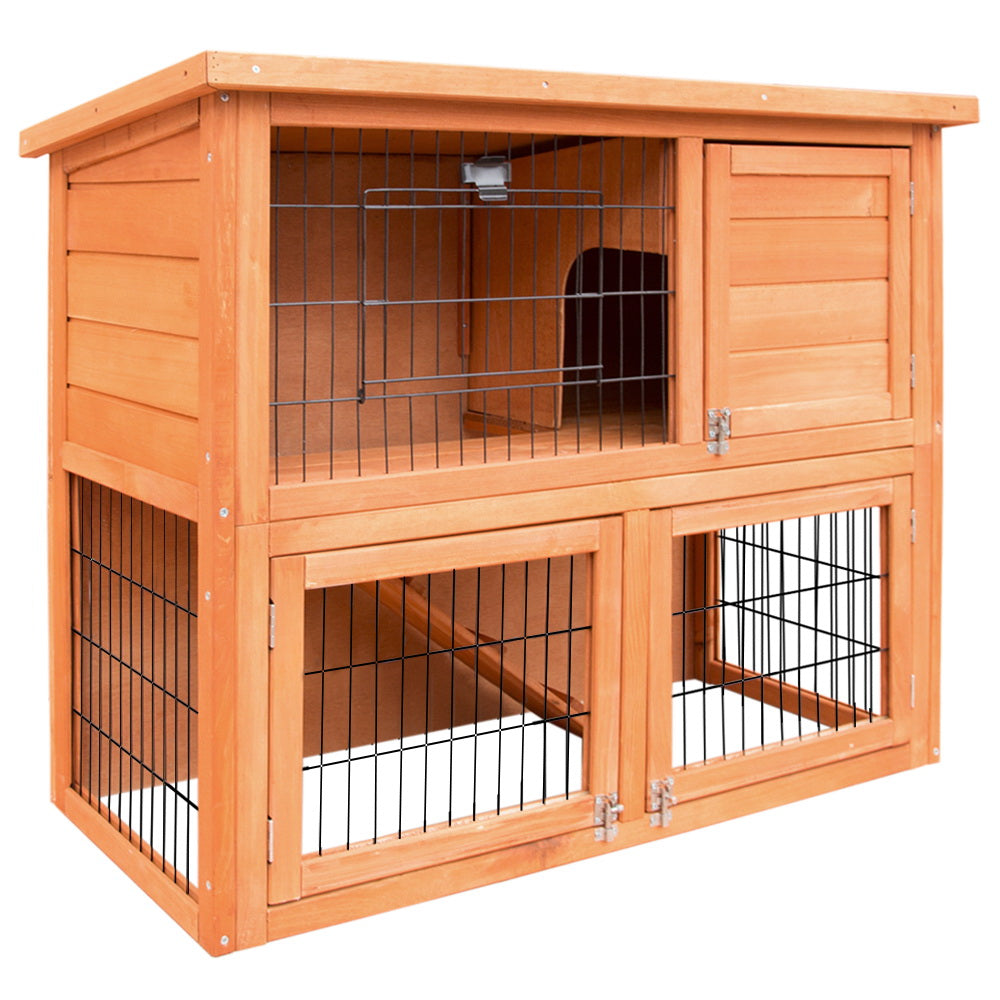 i.Pet Chicken Coop Rabbit Hutch 88cm x 40cm x 76cm Large Chicken Coop House Run Wooden Cage Outdoor - view 8