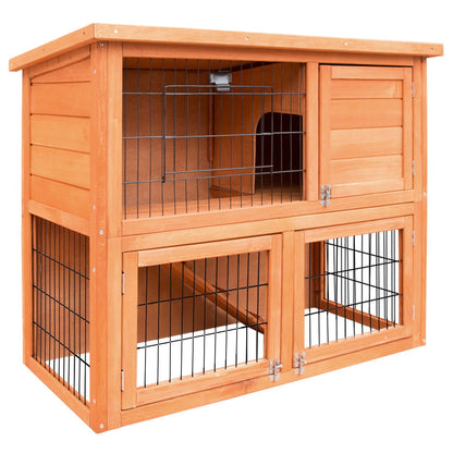 i.Pet Chicken Coop Rabbit Hutch 88cm x 40cm x 76cm Large Chicken Coop House Run Wooden Cage Outdoor - view 8