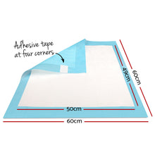i.Pet Pet Training Pads 200pcs 60x60cm Puppy Dog Toilet Pee Indoor Super Absorbent Blue - view 2