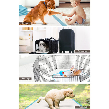 i.Pet Pet Training Pads 400pcs 60x60cm Puppy Dog Toilet Pee Indoor Super Absorbent Blue - view 6