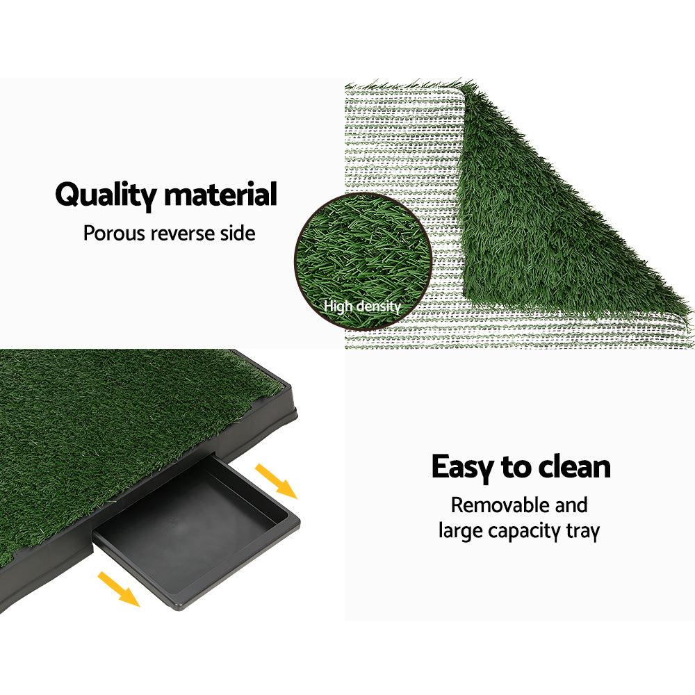 i.Pet Pet Training Pad Dog Potty Toilet Large Loo Portable With Tray Grass Mat - view 6