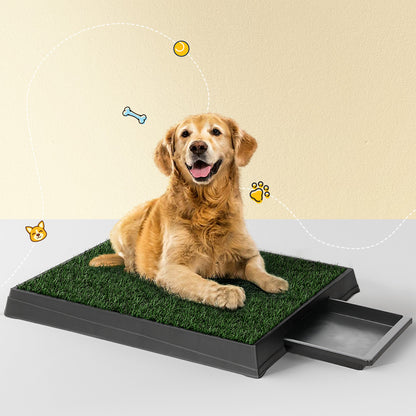 i.Pet Pet Training Pad Dog Potty Toilet Large Loo Portable With Tray Grass Mat - view 7
