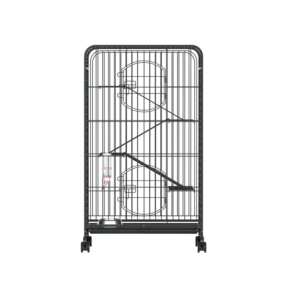 i.Pet Rabbit Cage Indoor Hutch Guinea Pig Bird Ferret Cat Hamster 110cm 4 Level - view 3