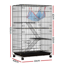 i.Pet Rabbit Cage 100cm Hutch 3 Level Indoor Guinea Pig Ferret - view 2