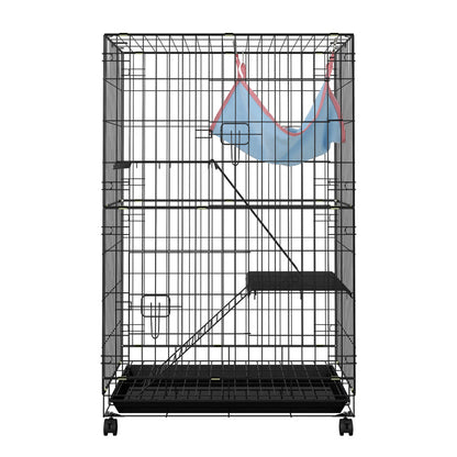 i.Pet Rabbit Cage 100cm Hutch 3 Level Indoor Guinea Pig Ferret - view 3