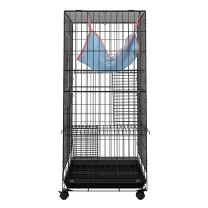 i.Pet Rabbit Cage 100cm Hutch 3 Level Indoor Guinea Pig Ferret - view 4