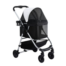 i.Pet Pet Stroller Pram Dog Cat Carrier Cage Large Travel Pushchair Foldable 4 Wheels - view 2