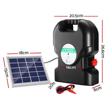 Giantz Fence Energiser 20KM Solar Powered 1.2J Electric - view 2