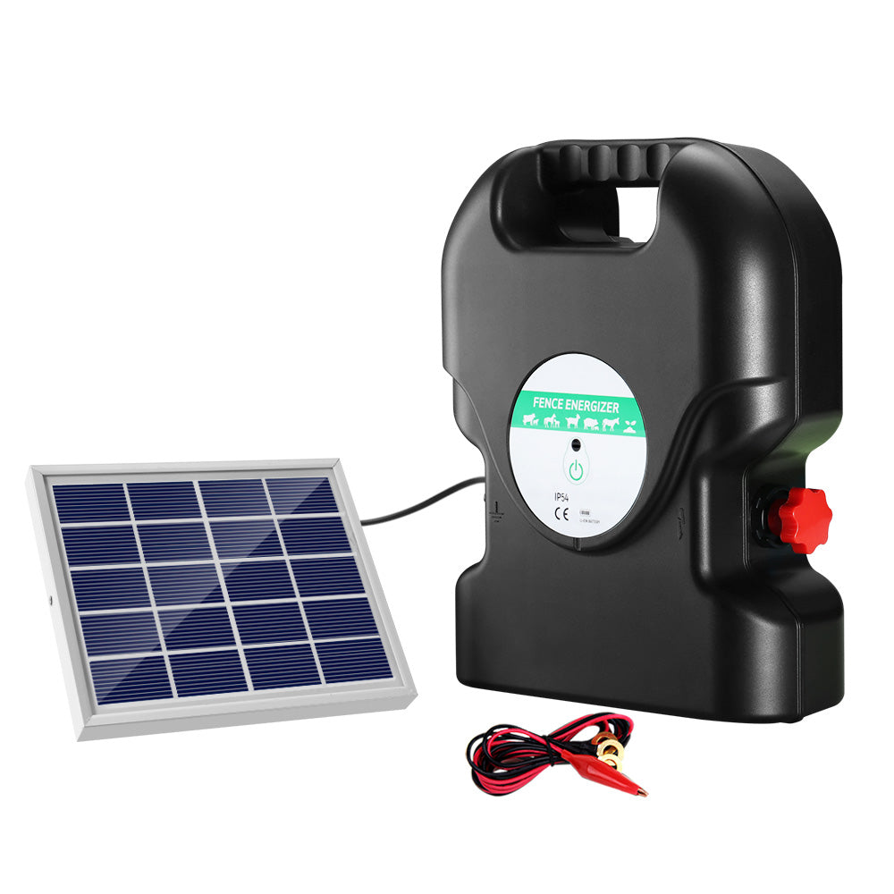 Giantz Fence Energiser 20KM Solar Powered 1.2J Electric - view 7