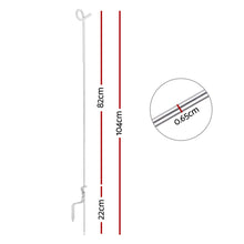Giantz 20x Electric Fence Pigtail Posts Steel Tape Fencing - view 2