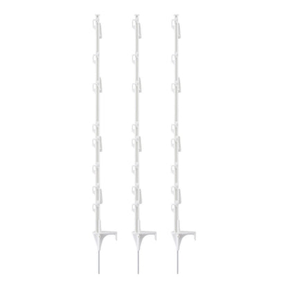 Giantz Electric Fence Posts 20pcs Electric Fence Poly White - view 3