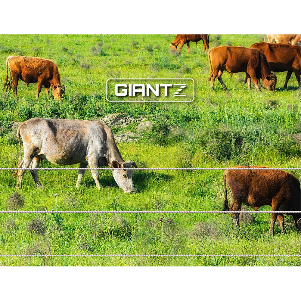 Giantz Fence Energiser 5KM Solar Powered 0.15J Electric Fencing Charger - view 6