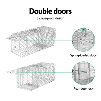 Gardeon Animal Trap Cage Possum 79x28cm - view 5