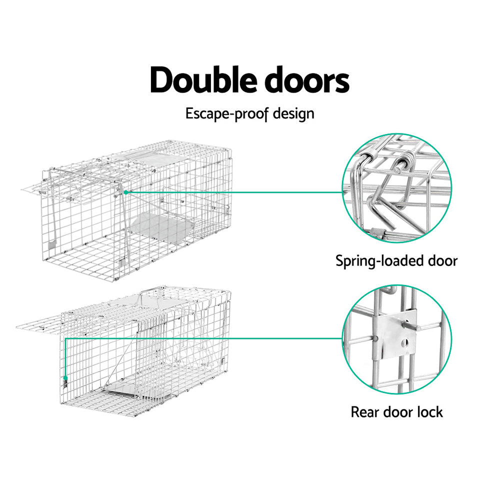 Gardeon Animal Trap Cage Possum 94x34cm - view 4