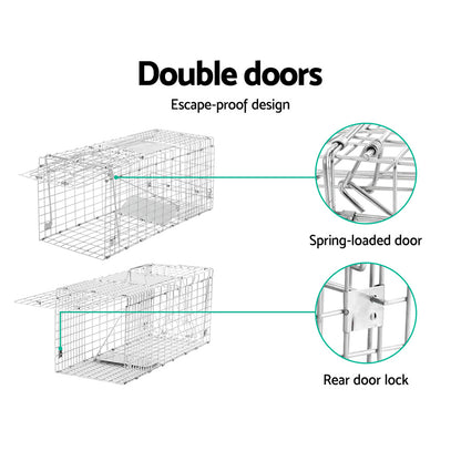 Gardeon Animal Trap Cage Possum 94x34cm - view 4