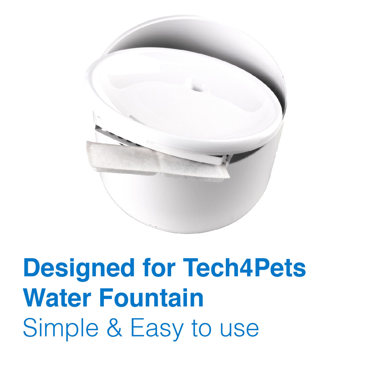 Tech4Pets 5-Pack Water Fountain Replacement Filters - view 3