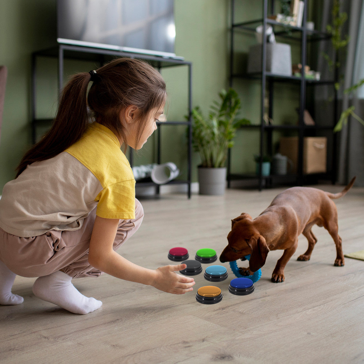 Tech4Pets 6-Pack Talking Buttons for Interactive Pet Communication - view 5