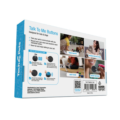 Tech4Pets 6-Pack Talking Buttons for Interactive Pet Communication - view 8